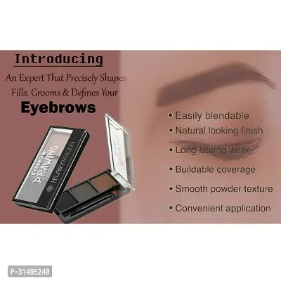 3 Colors Eyebrow Palette Long Lasting And Waterproof-thumb0