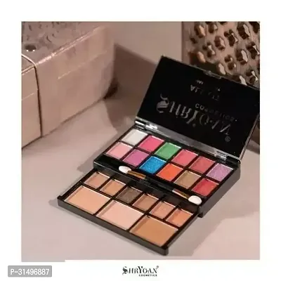 Double Deck 18 Color Matte And Shine Eyeshadow Palette-thumb0