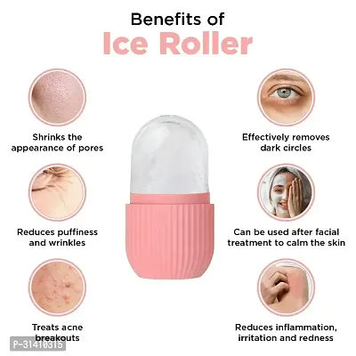 Trendy Silicone Ice Roller Face Massager For Face Puffy Eyes and Neck-thumb0