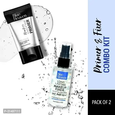 Bh Primer Fixer Combo Set, Transparent, 30 G + 60 Ml