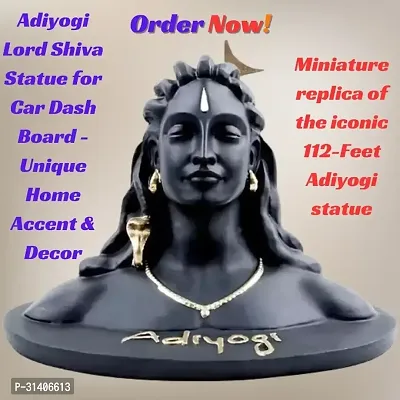 Religious Adiyogi Shiva Statue for Car Dashboard-thumb0