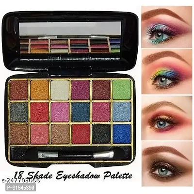 18 Color Eye Shadow Palette Shimmer Eye Shadow Palette Nude Eye Shadow Palette Dusky Eye Shadow Palette Smokey Eye Shadow Palette-thumb0