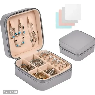 Stylish PU Solid Mini Jewellery Box