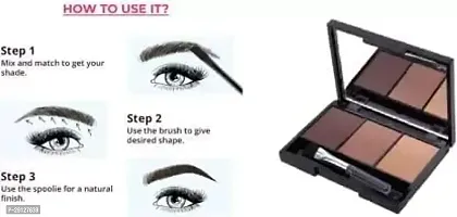 Long Lasting and Waterproof  Eyebrow Palette-thumb1