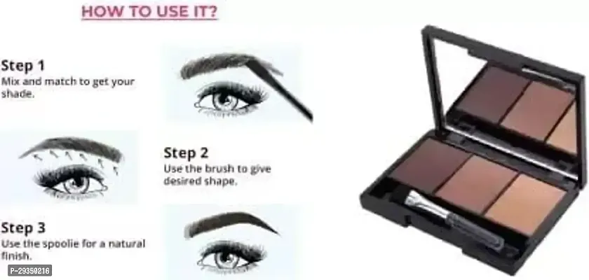 Long Lasting and Waterproof  Eyebrow Palette-thumb2