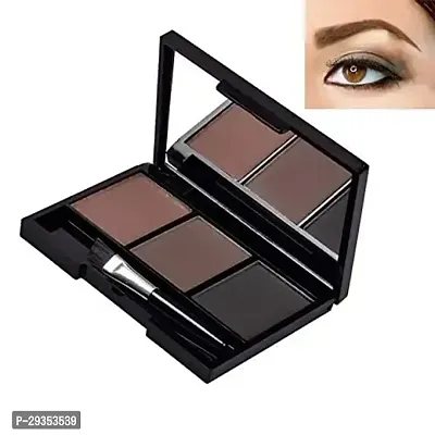 Long Lasting and Waterproof3 Colors Eyebrow Palette