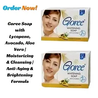 Goree Body Soap Bar with Lycopene, Avocado,  Aloe Vera Pack Of 2-thumb1