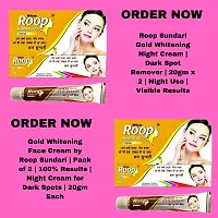 Roop Sundari Gold Cream 2x20g - Skin Whitening  Brightening Treatment-thumb1