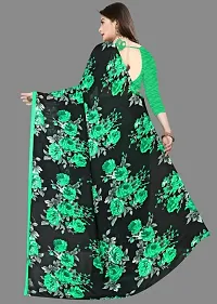 Trendy Georgette Saree with Blouse Piece for Women-thumb3