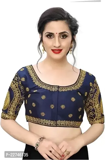 Stylish Women Pure Silk Stitched Ethnic Blouse