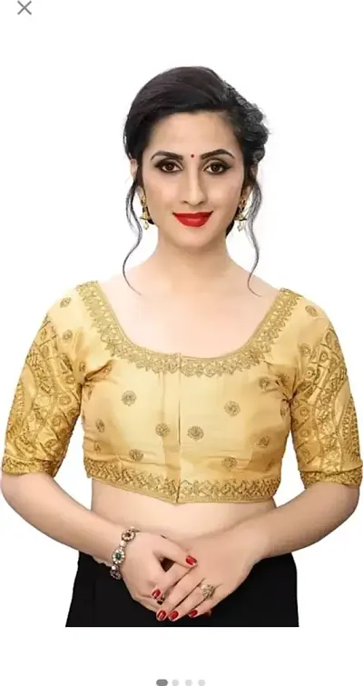 Glamorous Pure Silk Stitched Blouses 