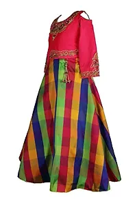 My Lil Princess Baby Girls Birthday Frock Dress_Kids Anarkali Pink Frock_3-4 Years-thumb2