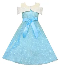 My Lil Princess Girls' Dress Elsa Polkaaaa_28_7-8 Years Turquoise Blue-thumb2