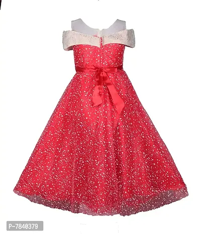 My Lil Princess Girl's A-Line Dress (My Lil Princess_Red Polka_18_Red_2-3 Years)-thumb3