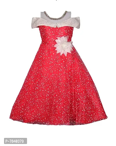 My Lil Princess Girl's A-Line Dress (My Lil Princess_Red Polka_18_Red_2-3 Years)-thumb0