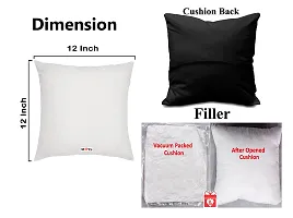 ME & YOU Car Cushion/ Pillow with Microfiber Filler for Your Car (12x12 Inches)-thumb4