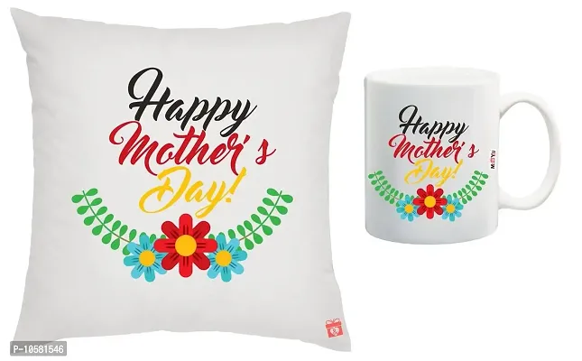 ME&YOU Gifts for Mother On Mother's Day,, 1 Printed Cushion Cover with Vacuum Filler, 1 Printed Mug IZ18NJPCM-698-thumb0