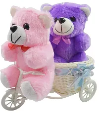 ME & YOU Gifts for Sister, Cycle Teddy with Printed Ceramic Mug Gift on her Birthday/Rakhi/Raksha Bandhan/Anniversary/Bhaidooj-thumb1