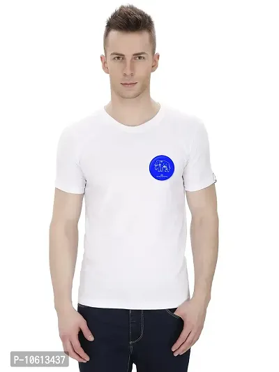 ME & YOU T-Shirt for Men| BSP Sign Cotton Printed Round Neck Half Sleeves| BSP Tshirts (Large) White-thumb0