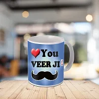 ME & YOU Gift for Brother, Printed Ceramic Mug with Cushion ( Size 16*16 Inch) Multicolor-thumb2