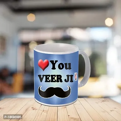 ME & YOU Gift for Brother, Printed Ceramic Mug with Cushion ( Size 16*16 Inch) Multicolor-thumb3