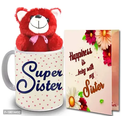 ME & YOU Gift for Sister | Return Rakhi Gift for Sister | Birthday Gift for Sister | Anniversary Gift for Sister | Red Teddy Gift for Sister