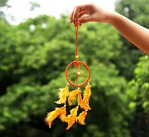 ME & YOU Wall Hanging Round Dream Catcher for Attract Positive Dreams (Pack 5) Multicolor-thumb4