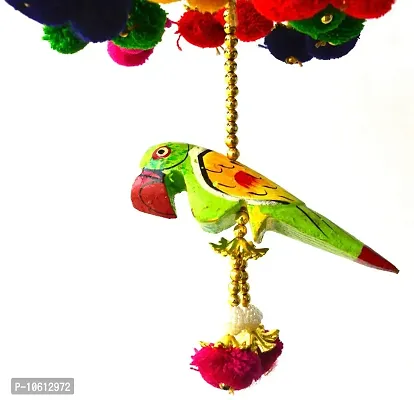 ME & YOU Jhoomar, Hanging Decorative Jhoomar for Diwali D?cor, Home Decor (Metal. Pearl, Pompom)-thumb3