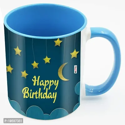 ME&YOU Printed Ceramic Mug Gift for Brother Sister Father Mother Friends On Birthday IZ19DTMUb-425