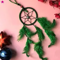ME & YOU Wall Hanging Round Dream Catcher for Attract Positive Dreams (Pack 5) Multicolor-thumb3