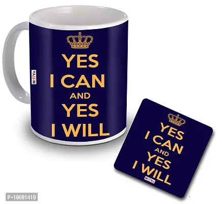 ME & YOU Motivational Gifts for Student/ Men/Women/Girls/Boys/Friends| Motivational Printed Coffee Mug with Coaster