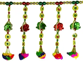 ME  YOU Artificial Toran for Home D?cor | Latkan for Decoration | Multicolor Toran | Door Bandarwal | Toran for Temple Door | Garlands | Diwali Decoration Item | Door Hanging-thumb2
