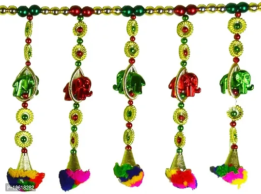 ME  YOU Artificial Toran for Home D?cor | Latkan for Decoration | Multicolor Toran | Door Bandarwal | Toran for Temple Door | Garlands | Diwali Decoration Item | Door Hanging-thumb3