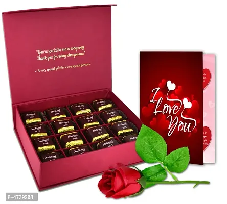 Gift Items (Choclate box,card and rose)-thumb0