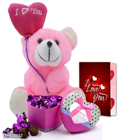 Gift Items (Teddy, card and choclate box)