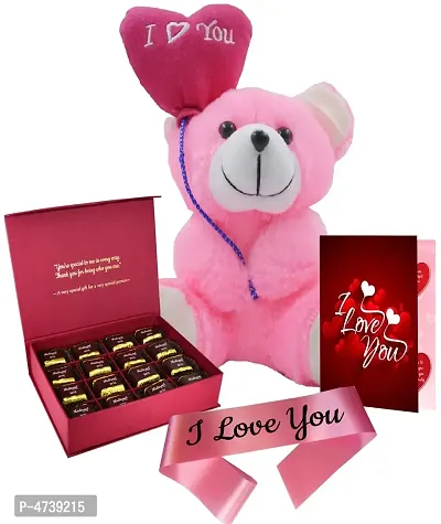 Gift Items (Choclate box, teddy and card)-thumb0