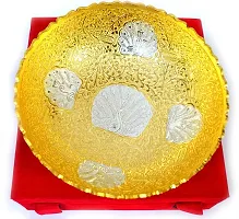 ME & YOU Beautiful Gold Plated Bowl (Capacity 500 ml) Gift Item for Diwali, Christmas, Weeding Occasion-thumb2