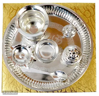 ME  YOU Pooja Thali/Aarti Thali set for several occasions like - Navrati, Diwali, Karwa chauth, return Gift, Housewarmining Pooja-thumb4