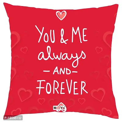 ME & YOU Romantic Gifts, Surprise Printed Cushion for Husband Wife Couple Lover Girlfriend Boyfriend Fianc?e Fianc? On Valentine's Day, Anniversary and Any Special Occasion IZ19DTLoveCU16-101