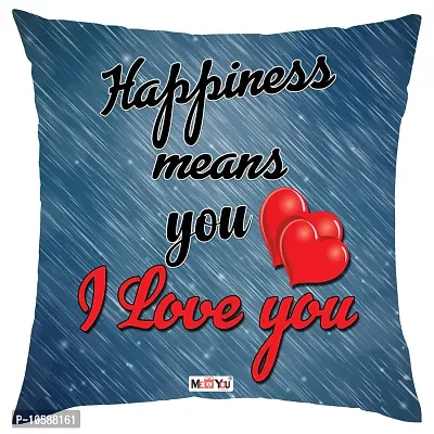 ME & YOU Romantic Gifts, Surprise Printed Cushion for Husband Wife Couple Lover Girlfriend Boyfriend Fianc e Fianc On Valentine's Day, Anniversary and Any Special Occasion IZ19DTLoveCU16-101