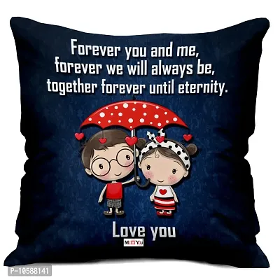 ME & YOU Romantic Gifts, Surprise Printed Cushion for Husband Wife Couple Lover Girlfriend Boyfriend Fianc?e Fianc? On Valentine's Day, Anniversary and Any Special Occasion IZ19DTLoveCU16-101