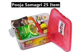 ME  YOUnbsp;All In One Pooja Kit -  Pooja Items for Special Festivals with Silver Coin |  Pooja Samagri for Diwali, Navratri, Dusshera, Hawan  Housewarming Pooja | Puja Kit with 25 Samagri Item-thumb1