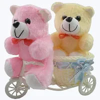 ME & YOU Gifts for Sister, Cycle Teddy with Printed Ceramic Mug Gift on her Birthday/Rakhi/Raksha Bandhan/Anniversary/Bhaidooj-thumb1