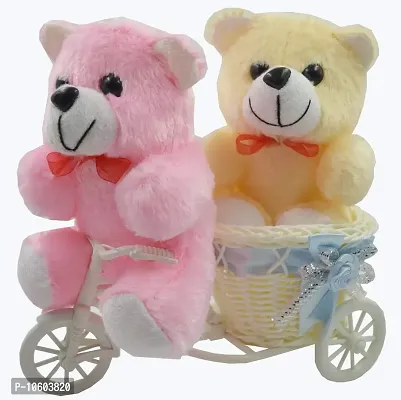 ME & YOU Gifts for Sister, Cycle Teddy with Printed Ceramic Mug Gift on her Birthday/Rakhi/Raksha Bandhan/Anniversary/Bhaidooj-thumb2