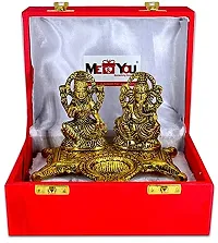 ME & YOU Diwali God Figurine Gift Hamper|Laxmi Ganesh Diwali Gifts Combo|Festive Combo with Laxmi Ganesh Diya Statue, Diwali Greeting Card & Tealight Scented Jasmine Fragrance Candle-thumb1