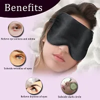 ME  YOU Eye Mask for Sleep | Eye Mask Cover | Eye Mask Shade For Sleeping, Travelling, Relaxation  Meditation ( Pack 3 )-thumb3