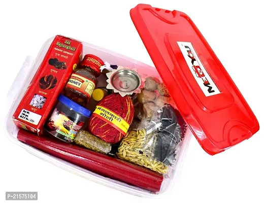 ME  YOUnbsp;Premium Navratri Pooja Kit-  Pooja Items for Durga Pooja, Diwali, Dusshera, Garh PraveshPuja | Pooja Kit For Housewarming Pooja | Indian Festival Pooja Kit | Pooja Kit with 25 Items-thumb0