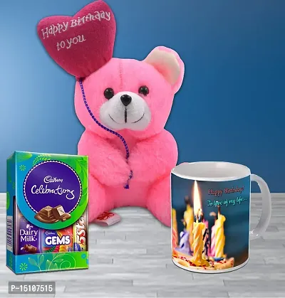 Midiron Special Chocolate Gifts Box |Birthday Gift Combo | Birthday Chocolate Gift Box | Birthday Gift Hamper | Surprise Gift For Special One (Printed Mug, Chocolate Box  Teddy)