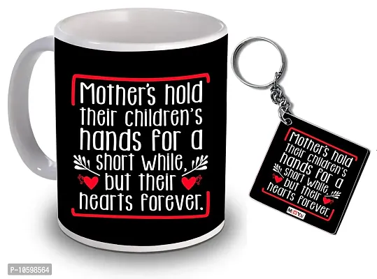 ME & YOU Gifts for Mom, Printed Ceramic Mug with MDF Keychain, Gift on Her Birthday, Mother's Day-thumb0