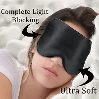 ME  YOU Eye Mask for Sleep | Eye Mask Cover | Eye Mask Shade For Sleeping, Travelling, Relaxation  Meditation ( Pack 3 )-thumb4